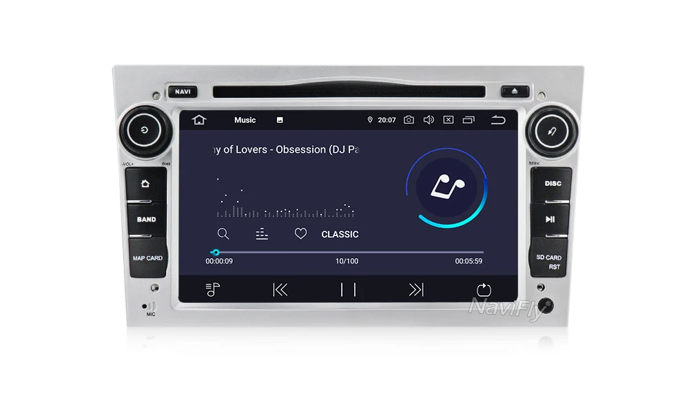 Best NaviFly Opel Android Car Multimedia Player 2 Din Android 9.0 Opel DVD GPS For Astra Meriva Vectra Antara Zafira Corsa Vauxhall 16