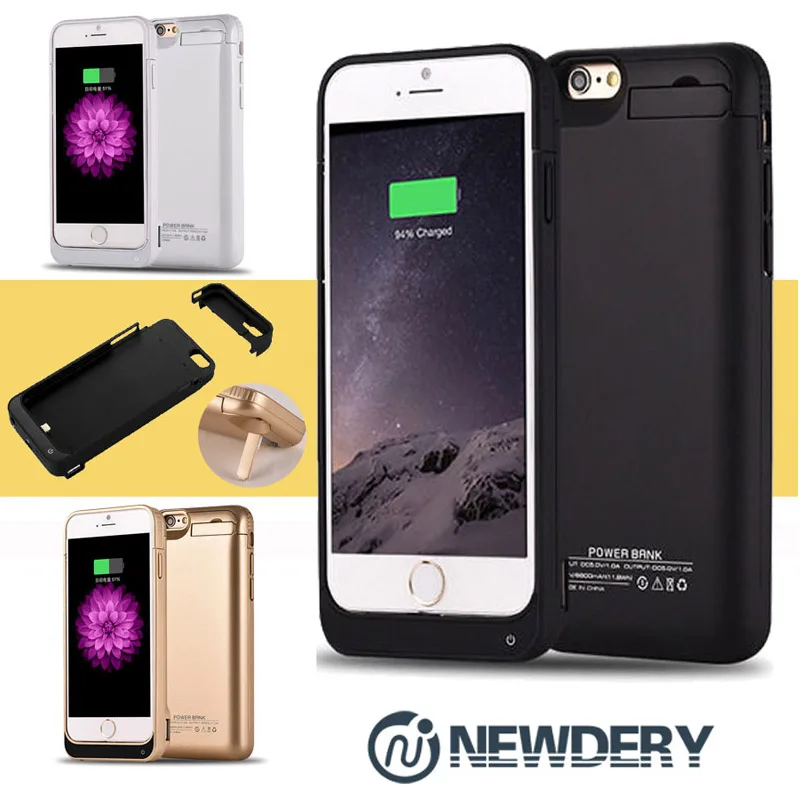imágenes para NEWDERY 8200 5800 mAh Recargable Cargador de Batería de Reserva Externa de la Energía Bank Funda para el iphone 6 6 s Plus imágenes para NEWDERY 8200 5800 mAh Recargable Cargador de Batería de Reserva Externa de la Energía Bank Funda para el iphone 6 6 s Plus