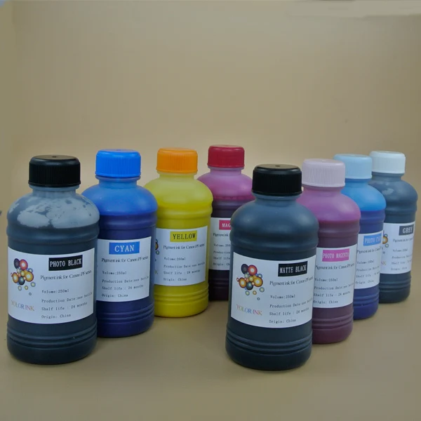 8pcs/lot *250ml waterproof ink for Canon IPF8000S/8010S/9000S/9010S