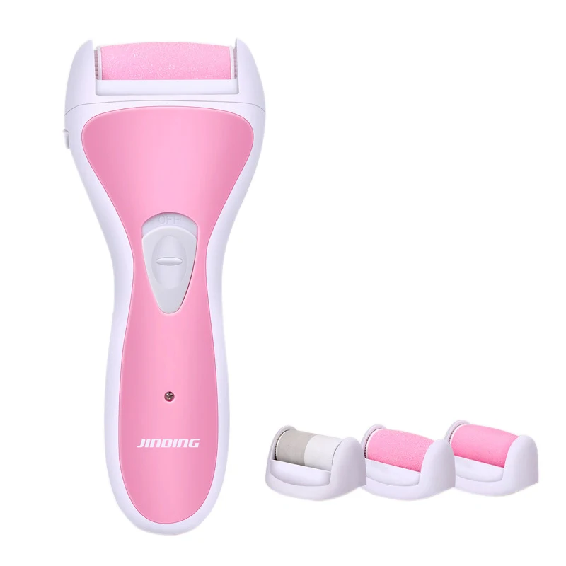 

HOT!Jinding 3-In-1 Electric Rechargeable Pedicure Foot Care Tool Smooth Machine Sawing File For Heel Feet Dead Skin Callus Rem