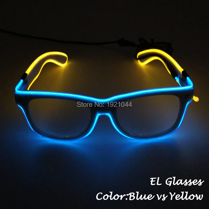 glowing(blue yellow
