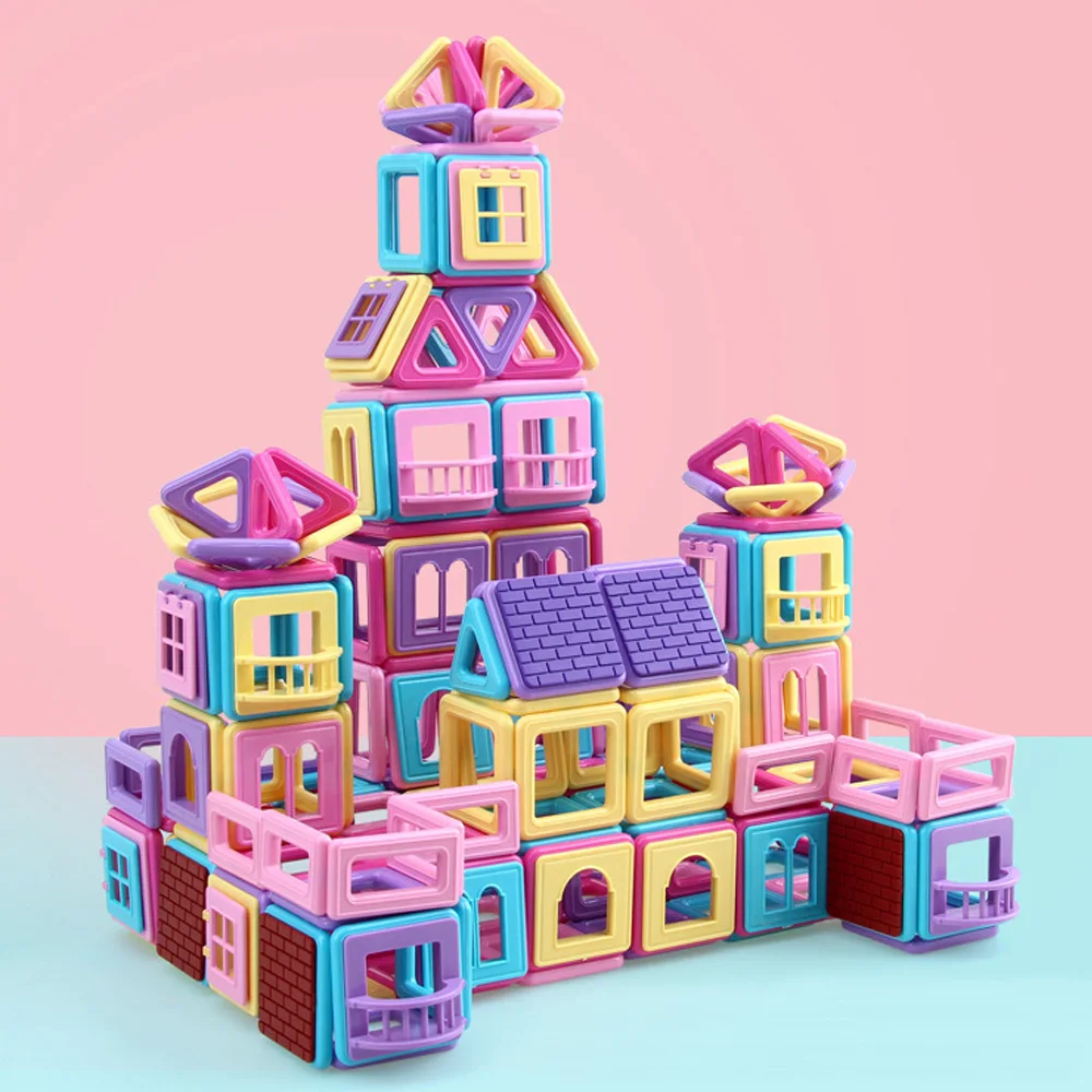 Kopen 85 210 pcs Magnetische Constructie Set Magnetische Designer DIY Modellering Bouwstenen Bakstenen Educatief Speelgoed voor Kinderen Gift