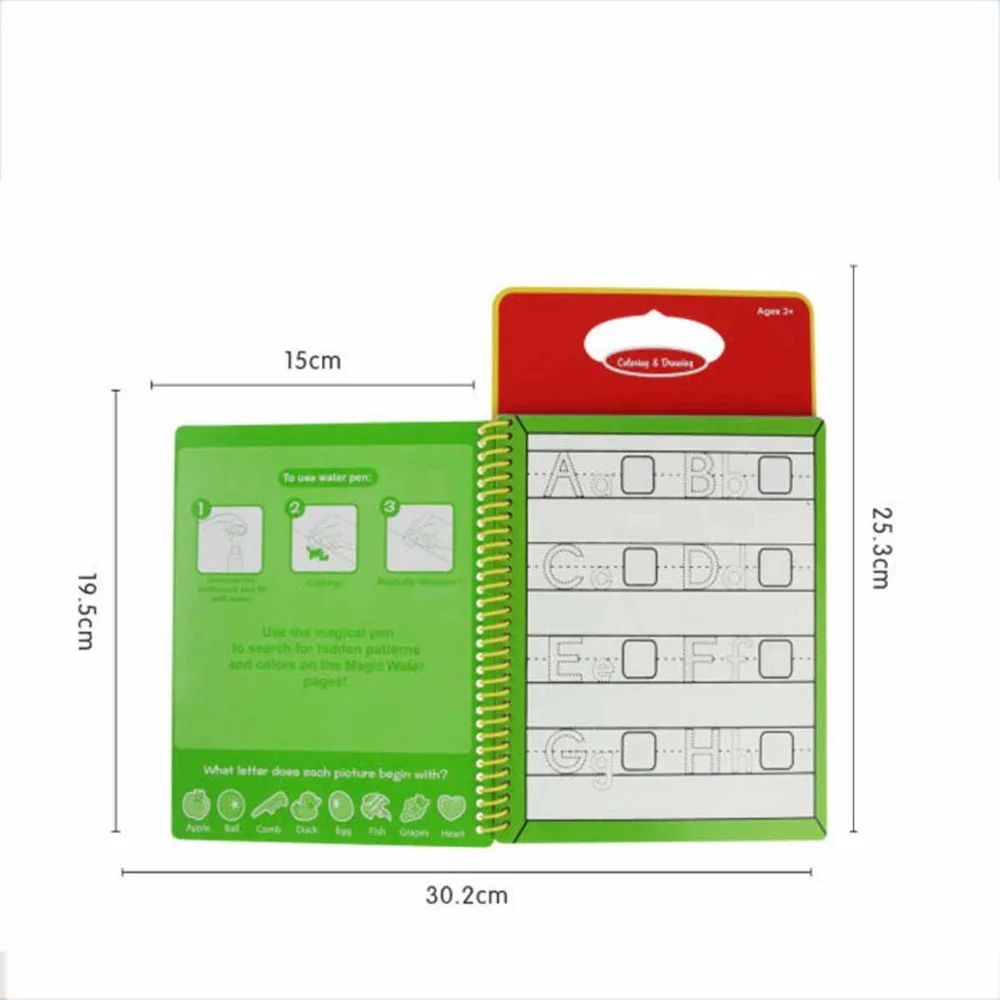 Learning Drawing Toys Funny Water Drawing Book Coloring Magic Pen Painting Board No Ink Book Doodle Children Kid Baby Education Learning Drawing Toys Funny Water Drawing Book Coloring Magic Pen Painting Board No Ink Book Doodle Children Kid Baby Education