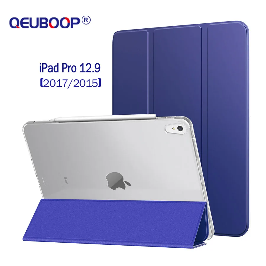 QEUBOOP складной чехол подставка протектор для Apple iPad Pro 12 9 2017 2015 откидной Чехол из