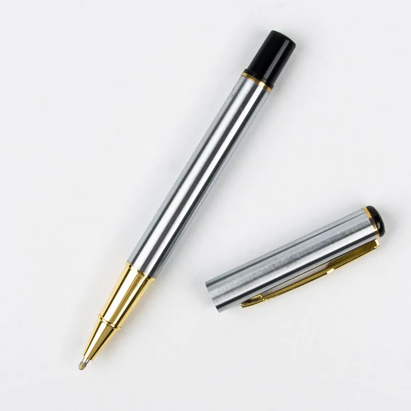 Модная высококачественная металлическая шариковая ручка 0,7 мм, шариковые ручки, школьные и офисные принадлежности для студентов, подарок для письма - Цвет: E