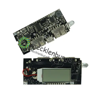 

Dual USB 5V 1A 2.1A Mobile Power Bank 18650 Battery Charger PCB LCD Display DIY