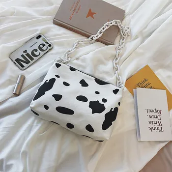 

Women Fashion Canvas Dot Large Capacity Shoulder Tote Handbag Student Bag