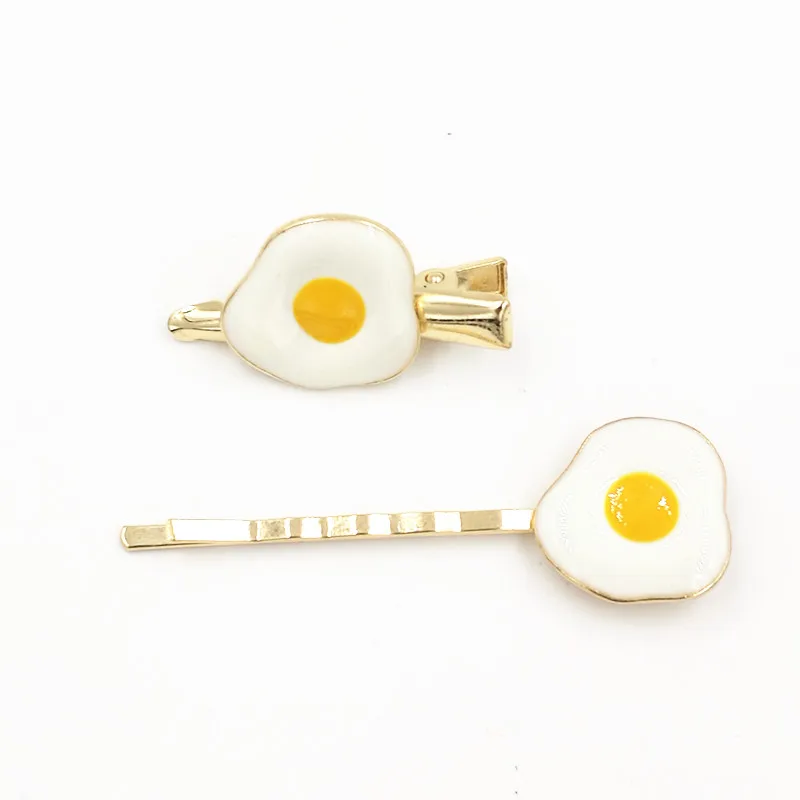 

Timlee H069 Free shipping Fashion Hair Accessary Cute Poached Egg Barrettes Hair Clips