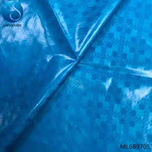 LIULANZHI морская парча ткань Небесно-Голубой Базен riche getzner африканская ткань высокого качества 10 ярдов/Лот Мода ML6B97