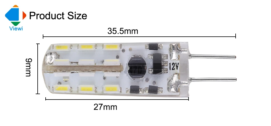 Ampoule 10x G4 Светодиодная лампа 1 Вт Мини Ac/DC12v светильник DC 12 вольт лампы Ac110v 220v smd3014 24 светодиода высокий яркий люстра светильник s