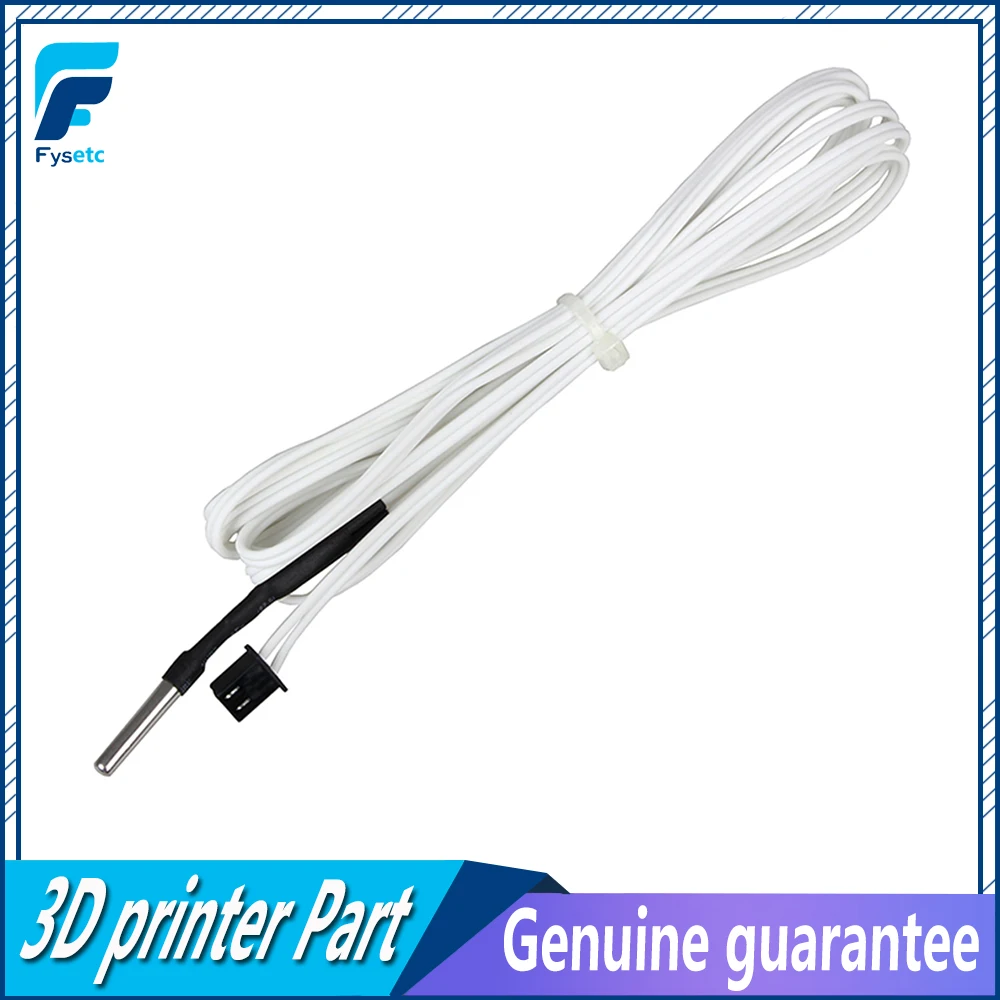 3D طابعة أجزاء HT-NTC100K الثرمستور استشعار درجة الحرارة لدرجة حرارة عالية خيوط 350 درجة B3950 For1M 2 متر
