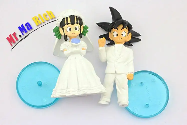 2 шт./лот мяч Z Goku Chichi Свадебный Рисунок милая Коллекционная модель