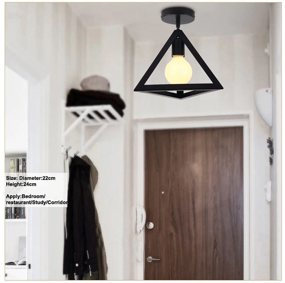 GO OCEAN Ceiling Lights Modern LED Ceiling Light Foyer Bed Room Lamps E27 Iron Plated for living room Chandelier Ceiling (21)