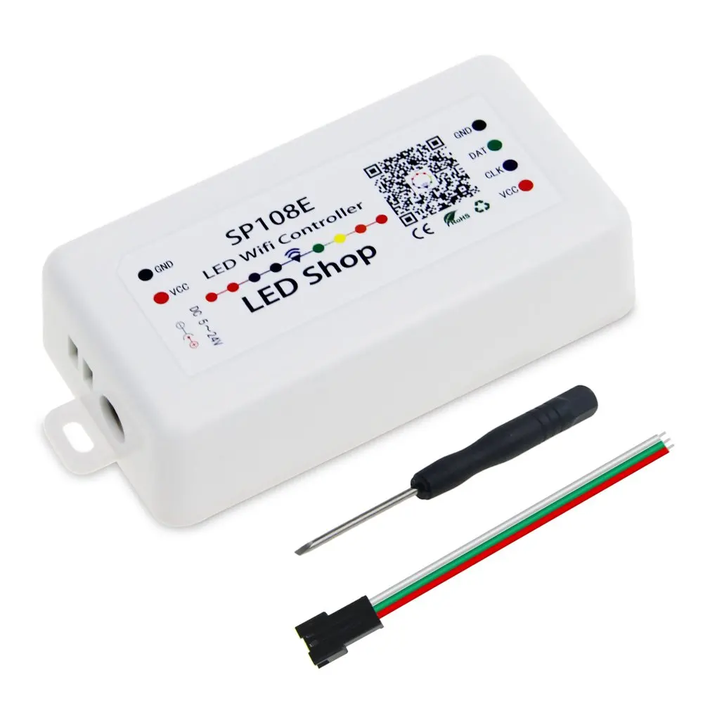 WS2812B WS2811 WS2801 LED WiFi контроллер iOS Android App беспроводной пульт дистанционного