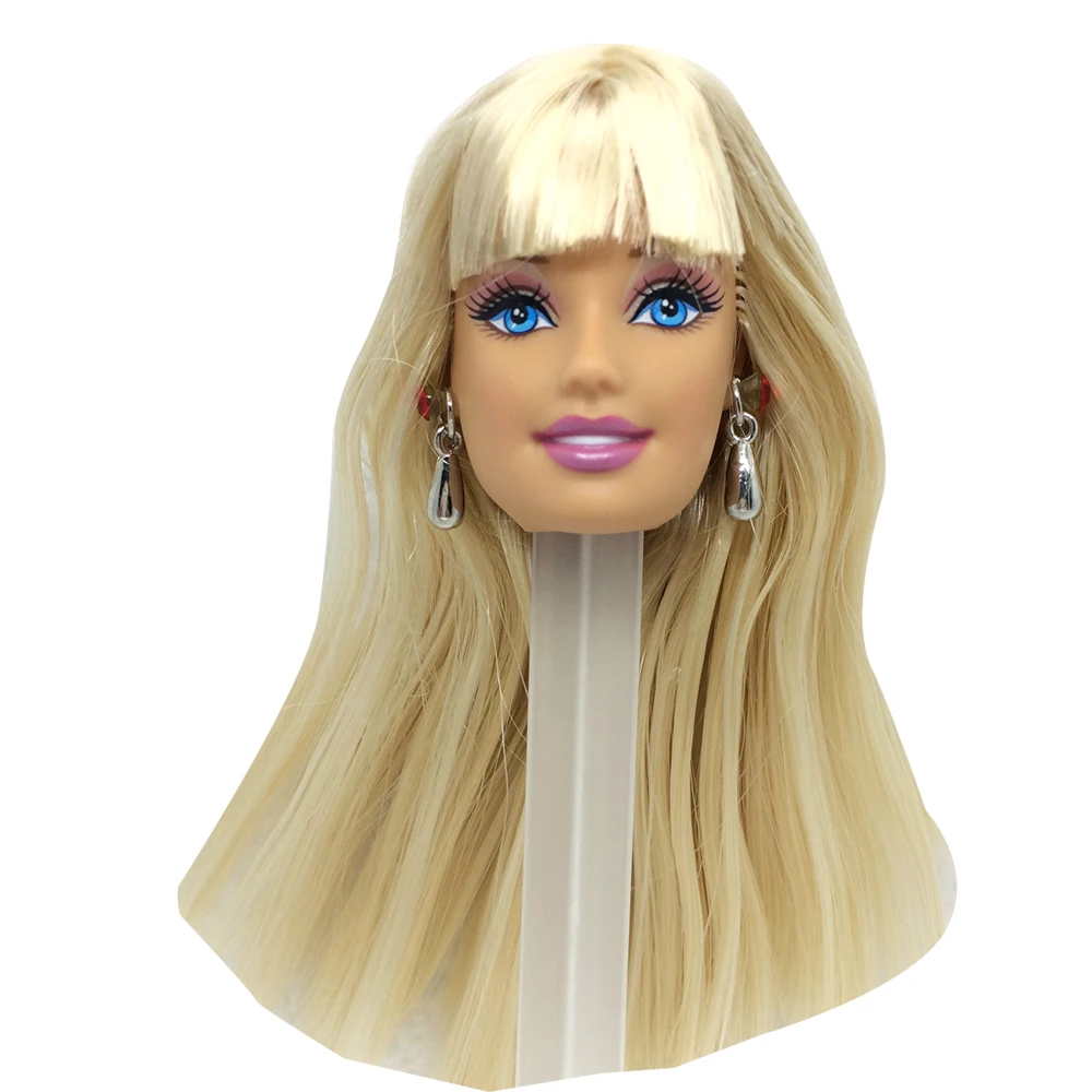 

NK Mix Style Fashion Doll Head Hot sale Toys For Barbie Doll Toys DIY Gift For Girls' Doll Accessories DZ JJ