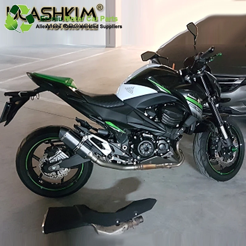 

Full System Exhaust Slip On For kawasaki Z800 Z 800 Motorcycle Exhaust Muffler Escape Middle Mid Contact Pipe DB Killer