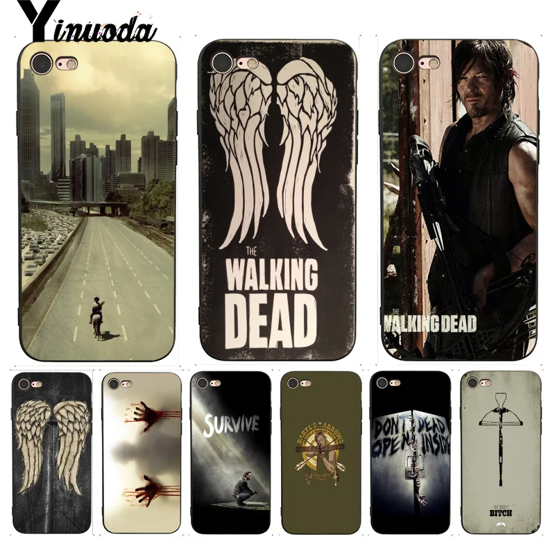 

Yinuoda Walking Dead First-rate Phone Accessories Case for iPhone X 8 7 6 6S Plus X 5 5S SE 5C Case11 11pro 11promax