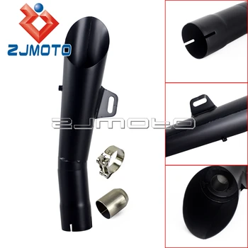 

51mm Motorcycle Exhaust Pipe Street Bike Pipe System For Dirt Bike Scooter Quad Black Exhaust Pipe For Yamaha R6