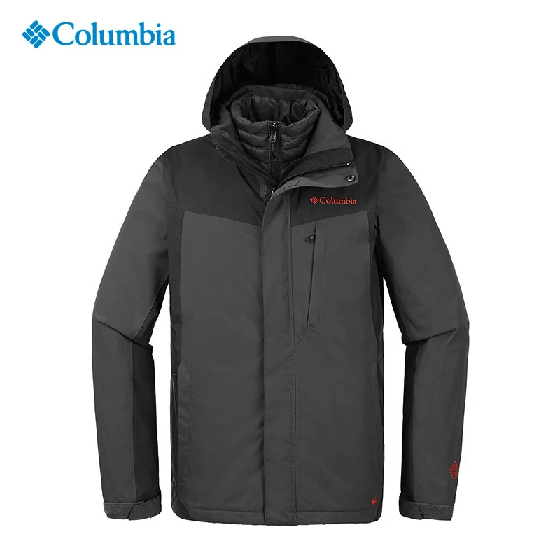 

Colombia Outdoor Men's Down Waterproof Thermal Energy Reflection Three-in-one Avant-garde Coat PM 7884 Windproof Windbreaker