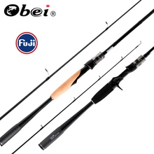 Obei mythos lure fishing 1.98/2.10/2.40m casting spinning rod with FUJI Information Rings fishing lures sea UL/M/MH/Motion Journey Rod