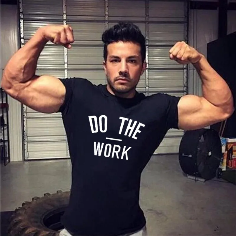 

2021 Summer Mens O Neck T Shirt Fashion Short Sleeve T Shirt Men Fitness Clothing Slim Fit Mens Top Tees Gyms Tshirt Men