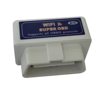 

by DHL or Fedex 100 pcs White WIFI MINI ELM327 OBD2 / OBDII ELM 327 V1.5 for IOS Android Auto Diagnostic Scanner Tool
