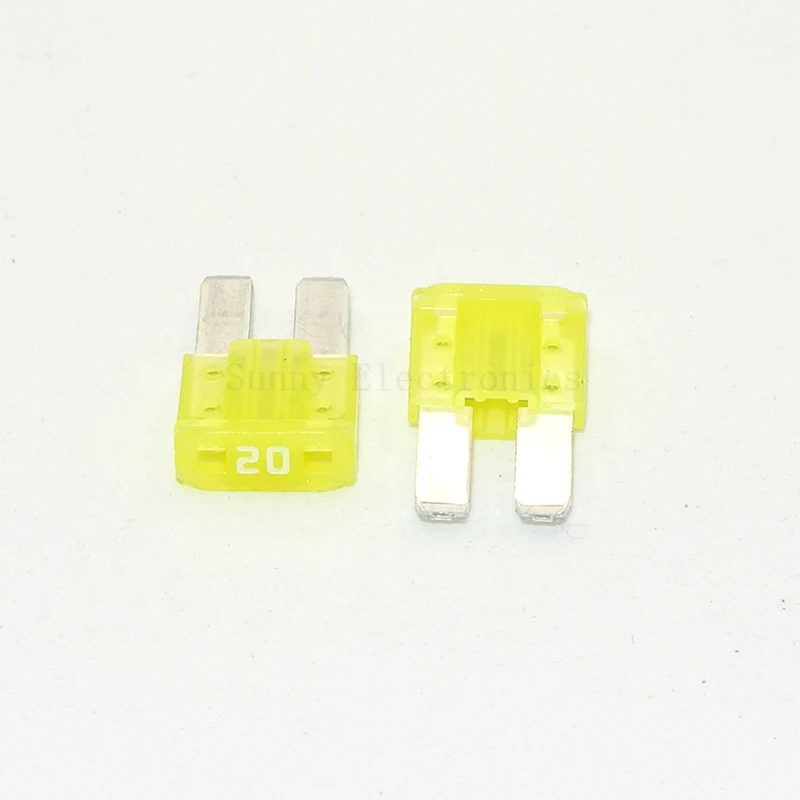 Предохранитель Micro2 10 PK ATR 20A AMP предохранитель с лезвием MICRO 2 для нового ford/fox /mondeo