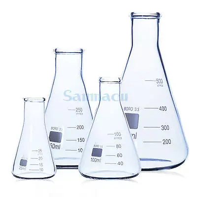2000ML Conical Erlenmeyer Flask G3.3 Borosilicate Glass Lab Supplies