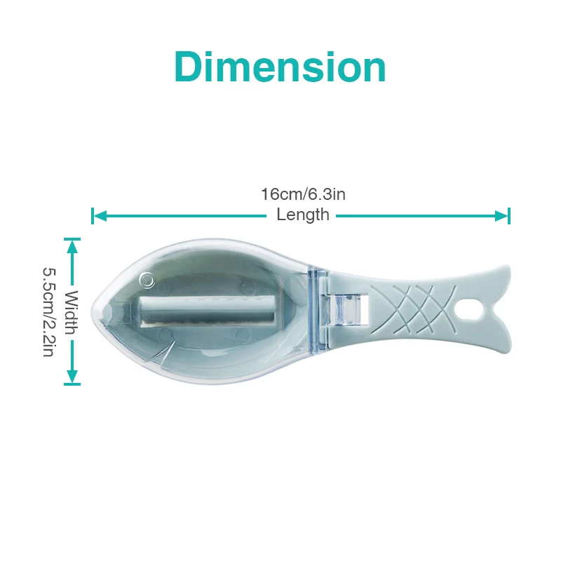 Скребок для рыбной чешуи, щетка для рыбьей кожи, соскабливание Терок с крышкой для соскабливания рыбьей чешуи, нож для чистки, Овощечистка, рыбочистка, скребок