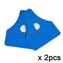 EHDIS 2 шт. Профессиональные автомобиля Обёрточная бумага ping окна плёнка, установка скребок автомобиль скребок Инструмент для обертывания автомобиля трапециевидная Пластик Ракель