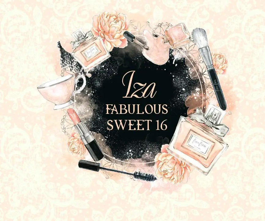 

custom lace sweet 16 fabulous birthday flower backgrounds High quality Computer print party cosmetic makeup backdrop