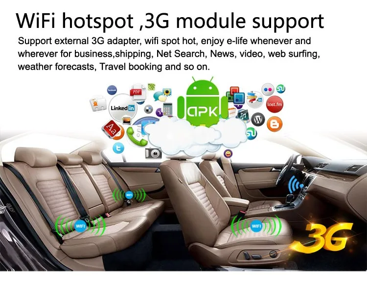 Top Pure Android 5.1.1 System Car DVD Player Autoradio Auto Radio For Mazda: CX-9  (2012) 6