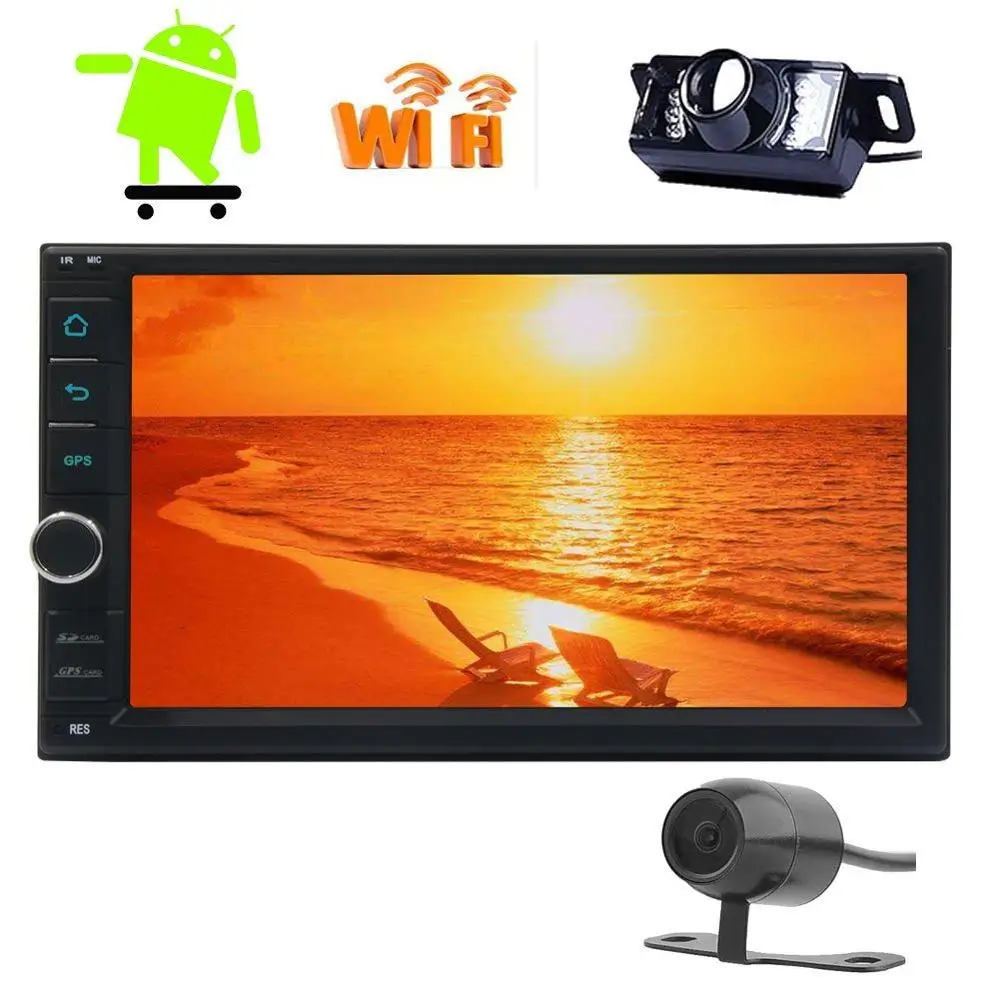 Android 6 0 Screen Car Stereo NO DVD HD 1080P HD Video in Dash font b