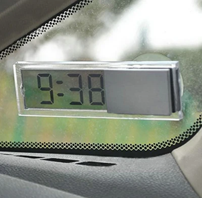

New Car Electronic Watches Multi-purpose Car LCD Electronic Watch Thermometer 2-in-1 Device LCD Clock for Car Room