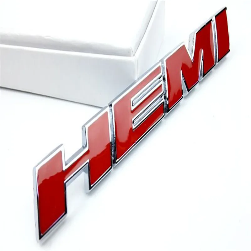 Buy Car Steel Stainless HEMI Letter Self Adhesive