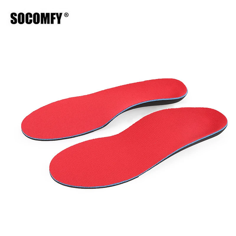 

SOCOMFY EVA Orthopedic Insoles Arch Support Shoe Insole Unisex Performance Sports Inserts for Flat Foot Feet Heel Pain Relief