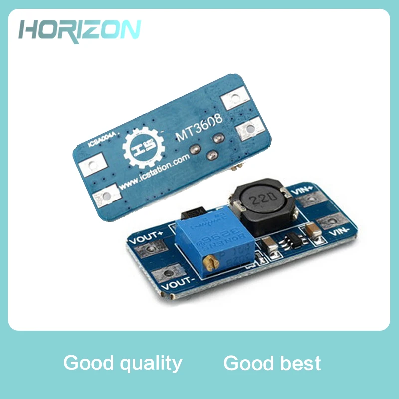 

5pcs MT3608 DC-DC Step Up Power Apply Module Booster Power Module MAX Output 28V 2A For Arduino