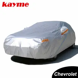 Kayme Водонепроницаемый полный автомобилей Обложки солнце пыли защита от дождя авто внедорожник для Chevrolet Cruze Aveo Lacetti Camaro Captiva Epica свеча