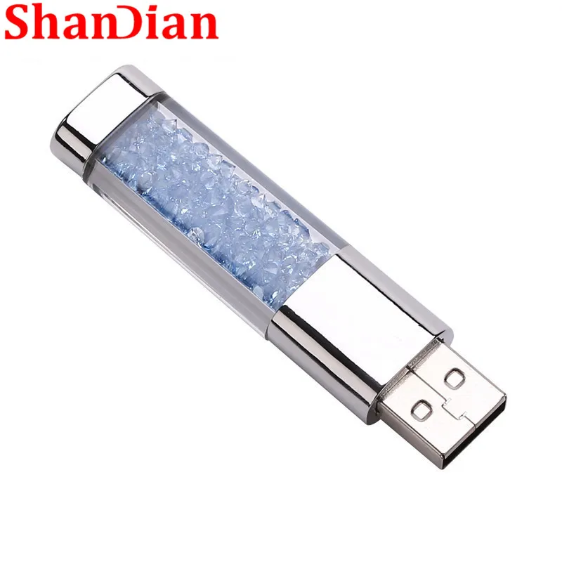 SHANDIAN,, Кристальные алмазные полоски, флешка, usb 2,0, 32 ГБ/16 ГБ/4 ГБ, крышка, чехол для флеш-накопителя, прекрасный подарок для девочек, любовника, памятка