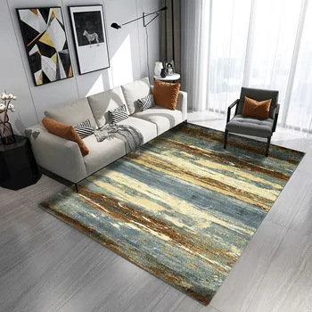 

Fashion Plaid Carpet Living Room Coffee Table Sofa Carpet Bedroom Bedside Handmade Acrylic Fabric Customized