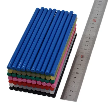 

20Pcs 7mmx 150mm Non-Toxic Solid Color Hot Melt Glue Sticks For Electric Glue Gun Craft Album Repair Tools For Alloy Accessories