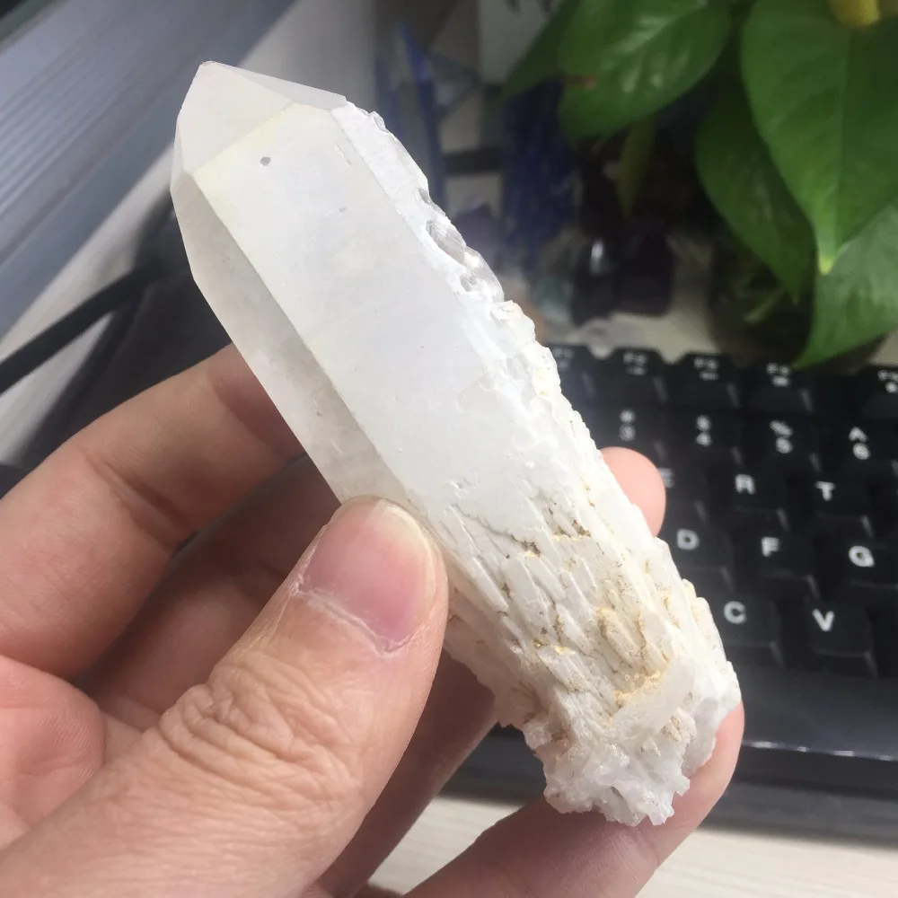 109g Natural Skeleton Quartz Crystal Stone Healing Minerals Wand Specimen #BH1032 | Дом и сад