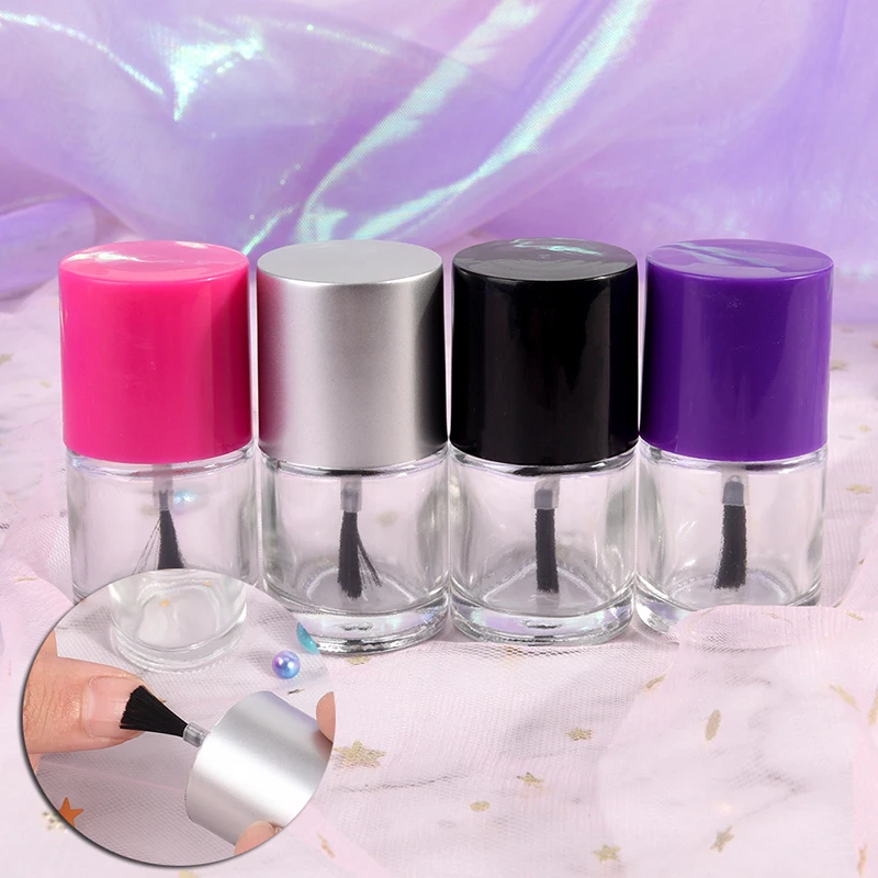 1pc Nail Polish Bottle 9ml Empty Cosmetic Containers Nail Bottles With