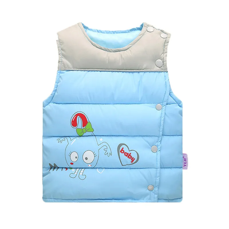 Children's Clothing Child Down Cotton Kids Vest Boys Girls Child Cotton