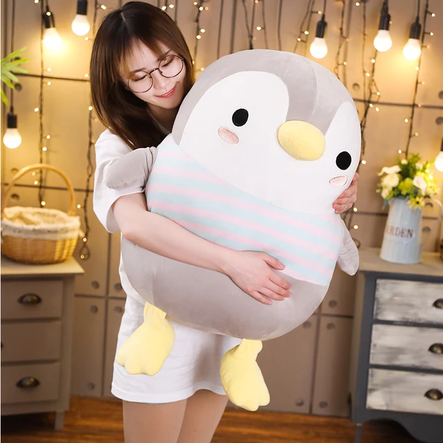 Giant Soft Fat Penguin Plush Toys Stuffed Cartoon Animal Doll Fashion Toy for Kids Baby Lovely
