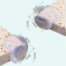 5 шт. для безопасности ребенка силиконовый защитный стол угловой край Защитная крышка для детей антиколлизия Защита краев и углов