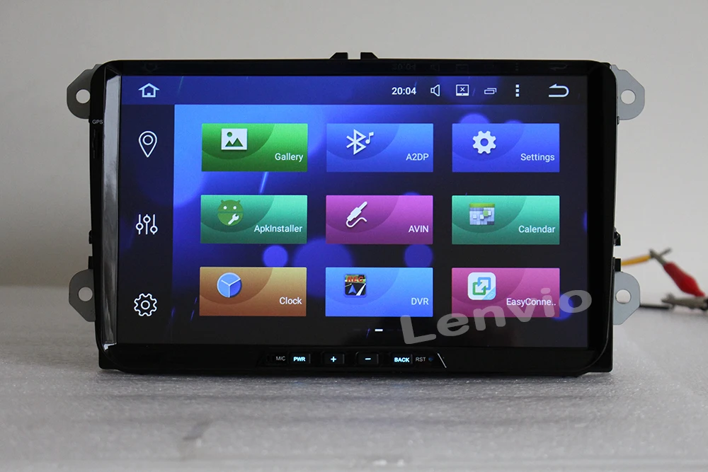 Cheap Lenvio IPS RAM 4G+32G Octa Core Android 8.0 CAR DVD GPS Player For Skoda VW Volkswagen Universal  golf 5 6 Polo Passat CC Tiguan 3