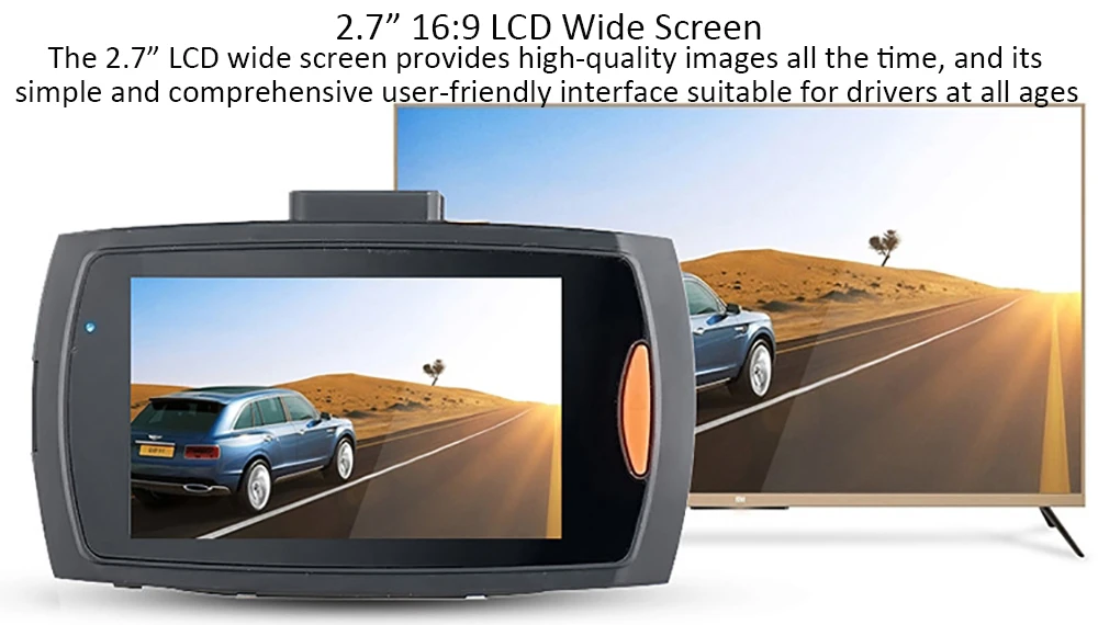 Автомобильный видеорегистратор 2,7 Full HD 1080P DashCam Автомобильная камера видео рекордер Регистратор автомобильный монитор парковки авто детектор движения автомобильная видеокамера