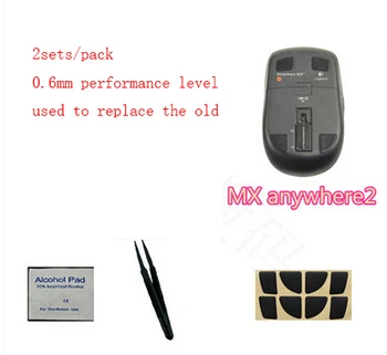 

2set/pack Hotline games mouse feet for logitech MX anywhere2 performance level 0.6mm teflon mouse pad mouseskate free shipiing