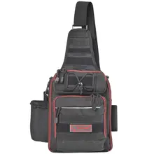 Fiblink Waterproof Sports Single Shoulder Fishing Tackle Bag Backpack or Handbag Crossbody Messenger Sling Bags